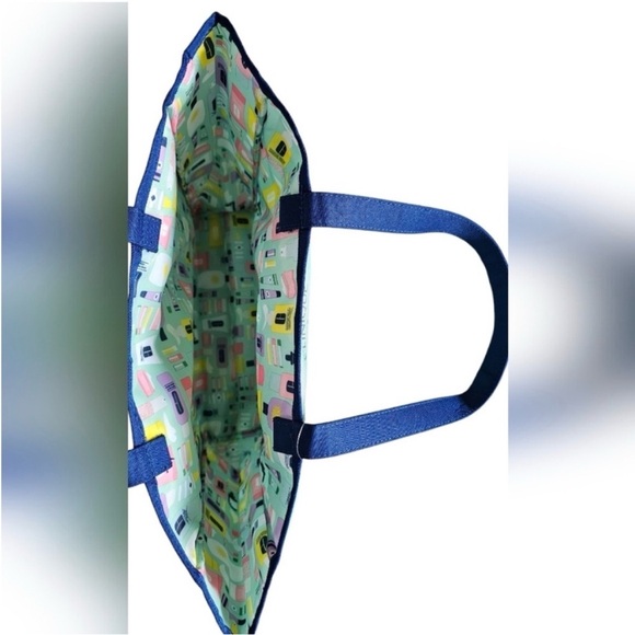 Clinique x Kate Spade Mint Green Tote Bag - Picture 3 of 5